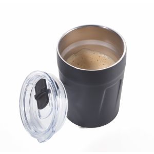 Tasse Thermique isolé en acier inoxydable Noir