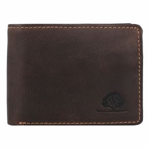 Greenburry Portefeuille Tornado en cuir premium marron