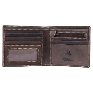 Visconti portefeuille RFID Hunter Shield - Marron foncé